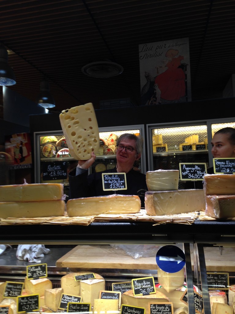 Cheese in St. Germain Market Paris