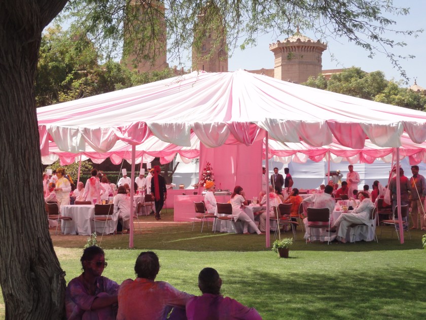 A colourful celebration - Holi at the Umaid Bhawan Palace, Jodhpur
