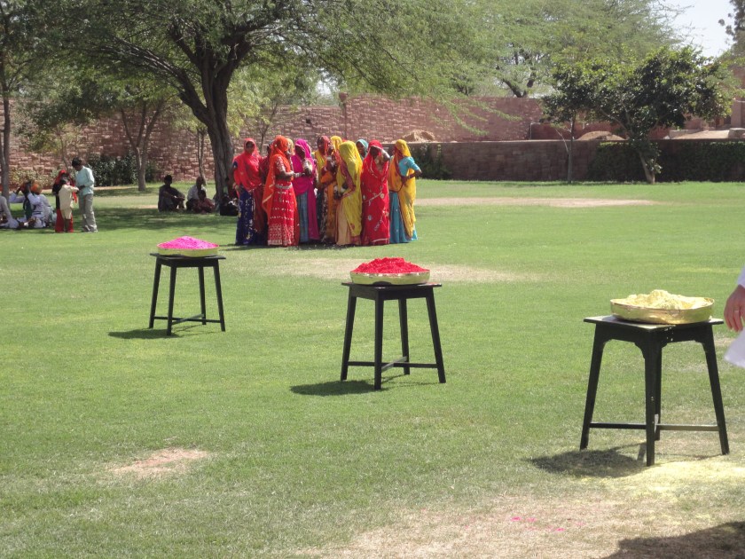 Colourful gathering - Holi at the Umaid Bhawan Palace, Jodhpur
