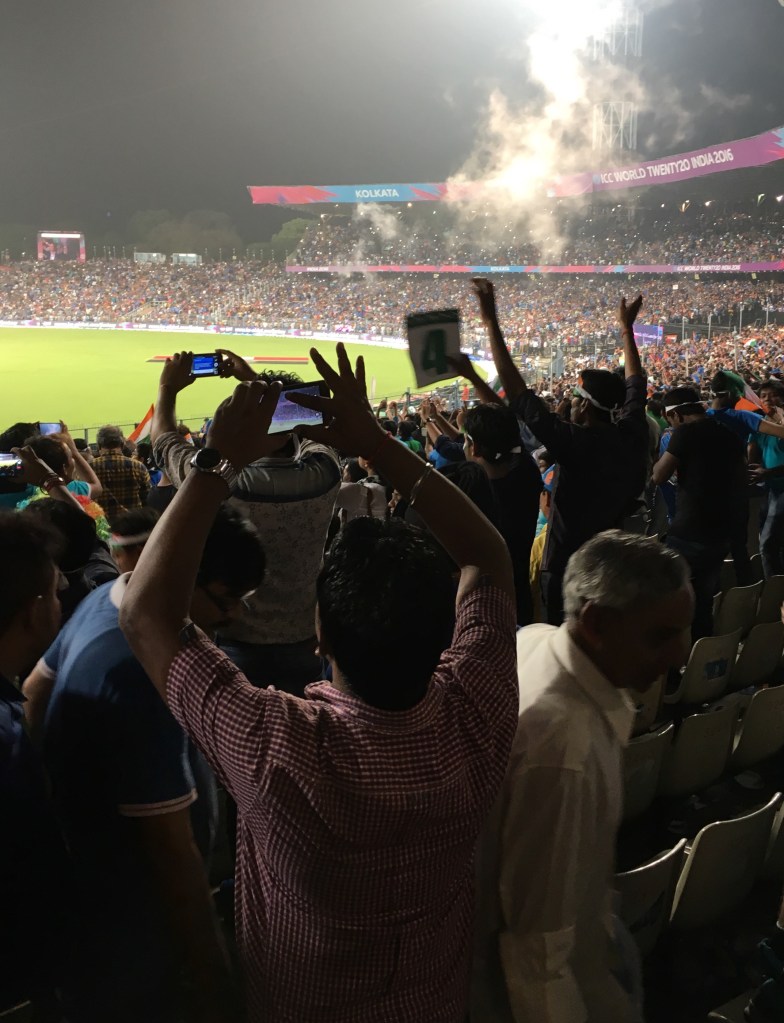 Capturing the moment - Eden Gardens, Kolkata, India. T20 World Cup, 2016.