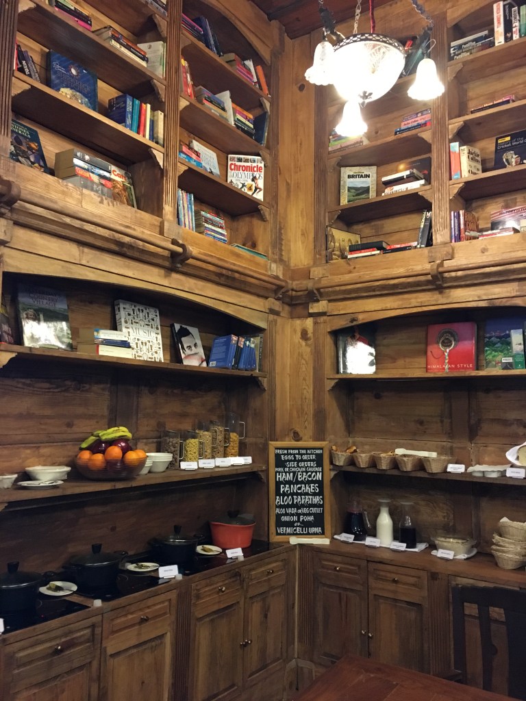 Breakfast buffet in the library, Rokeby Manor - Landour, Uttarakhand, India