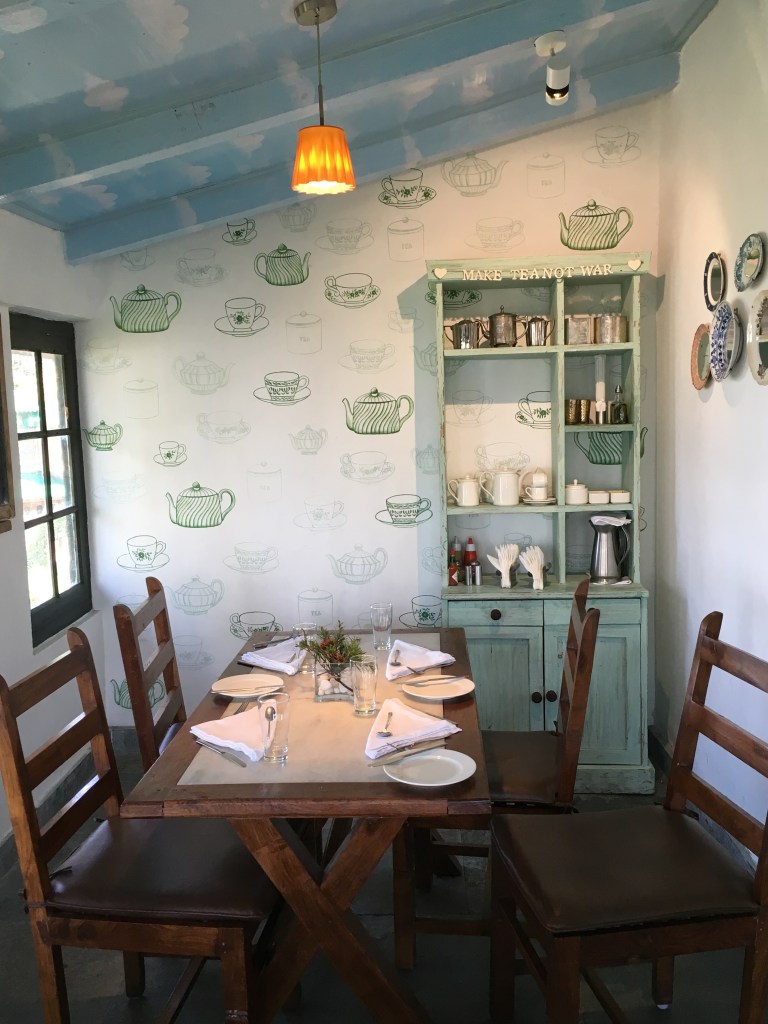 Inside Emily's restaurant, Rokeby Manor - Landour, Uttarakhand,