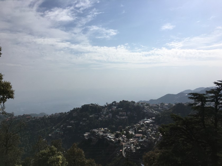 A view of Mussoorie from Landour - Uttarakhand, India