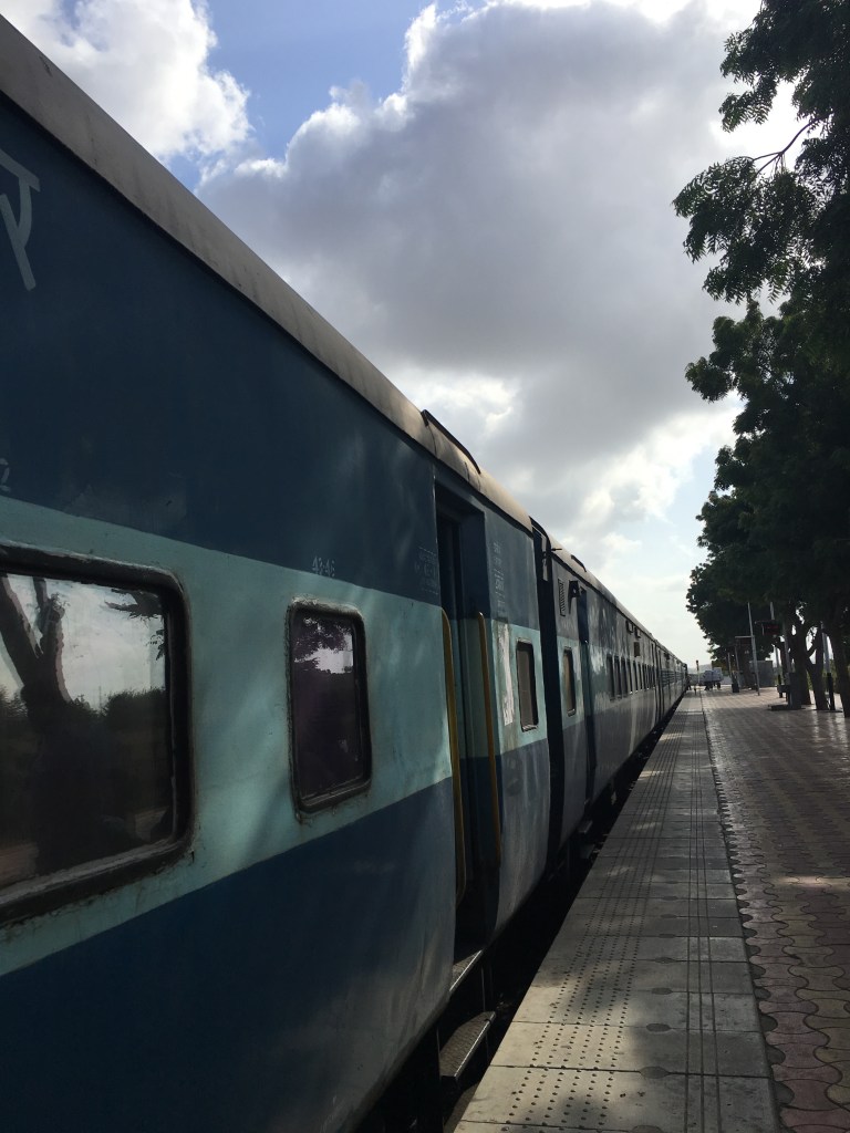 Train from Mumbai to Bhuj, India